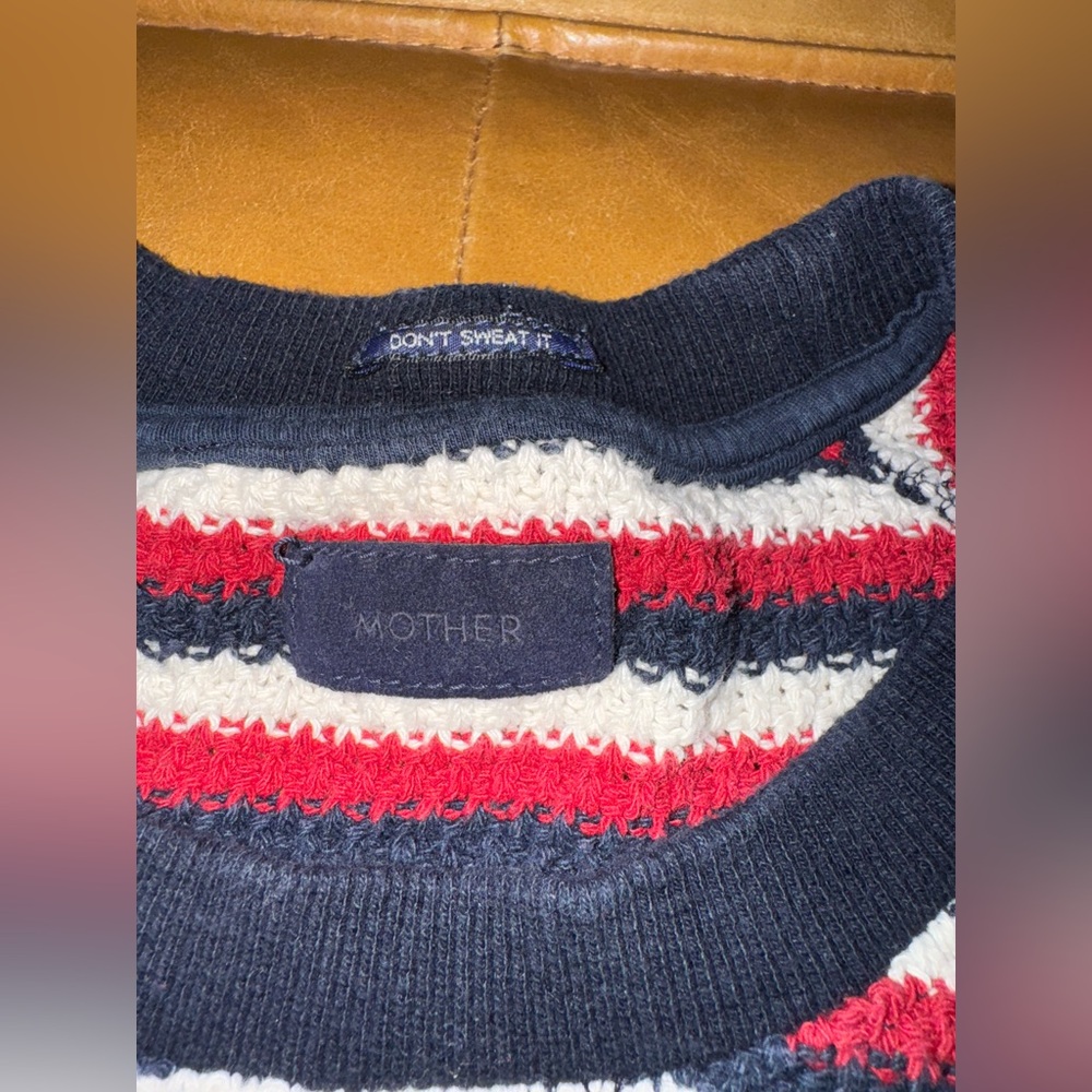 MOTHER DENIM cotton crewneck